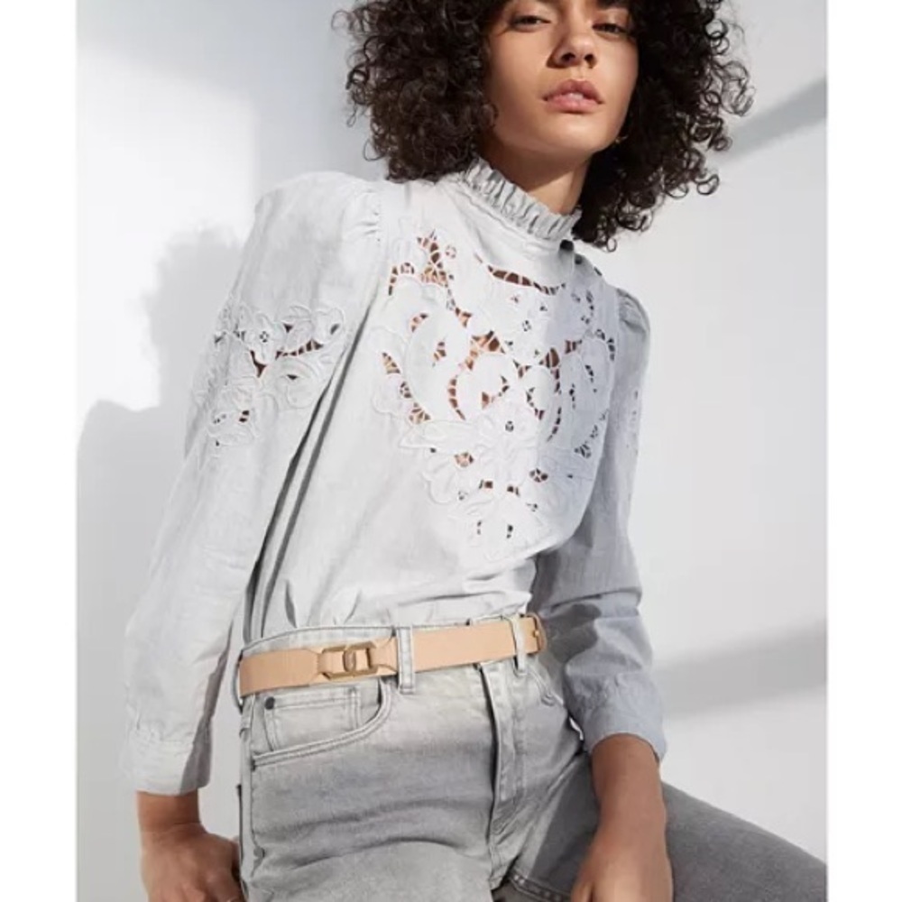 La Vie Rebecca Taylor
Leah Embroidered Eyelet Top (Fall 2019 Collection)